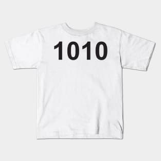 Angel number 1010 Kids T-Shirt